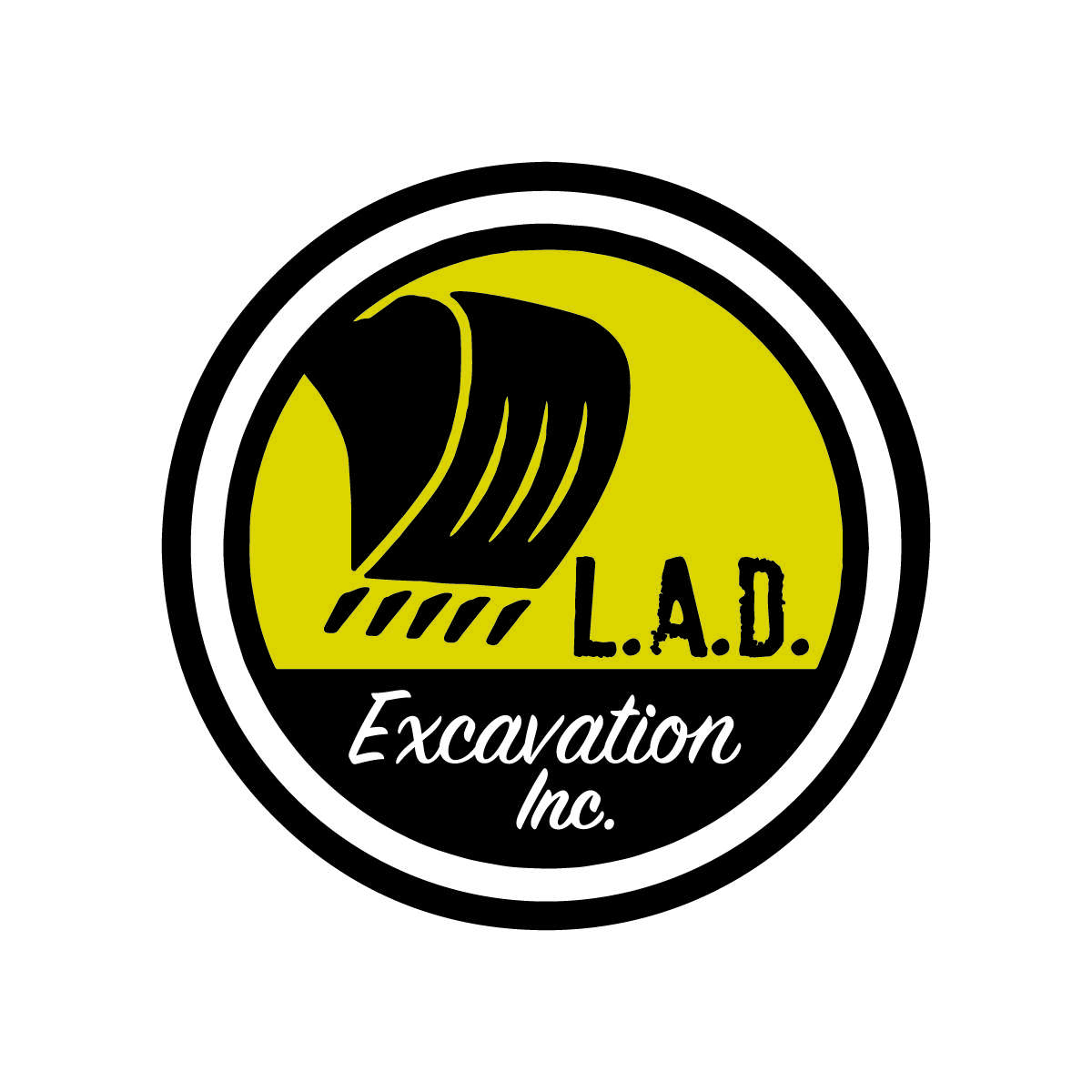 L.A.D. Excavation, Inc. Logo