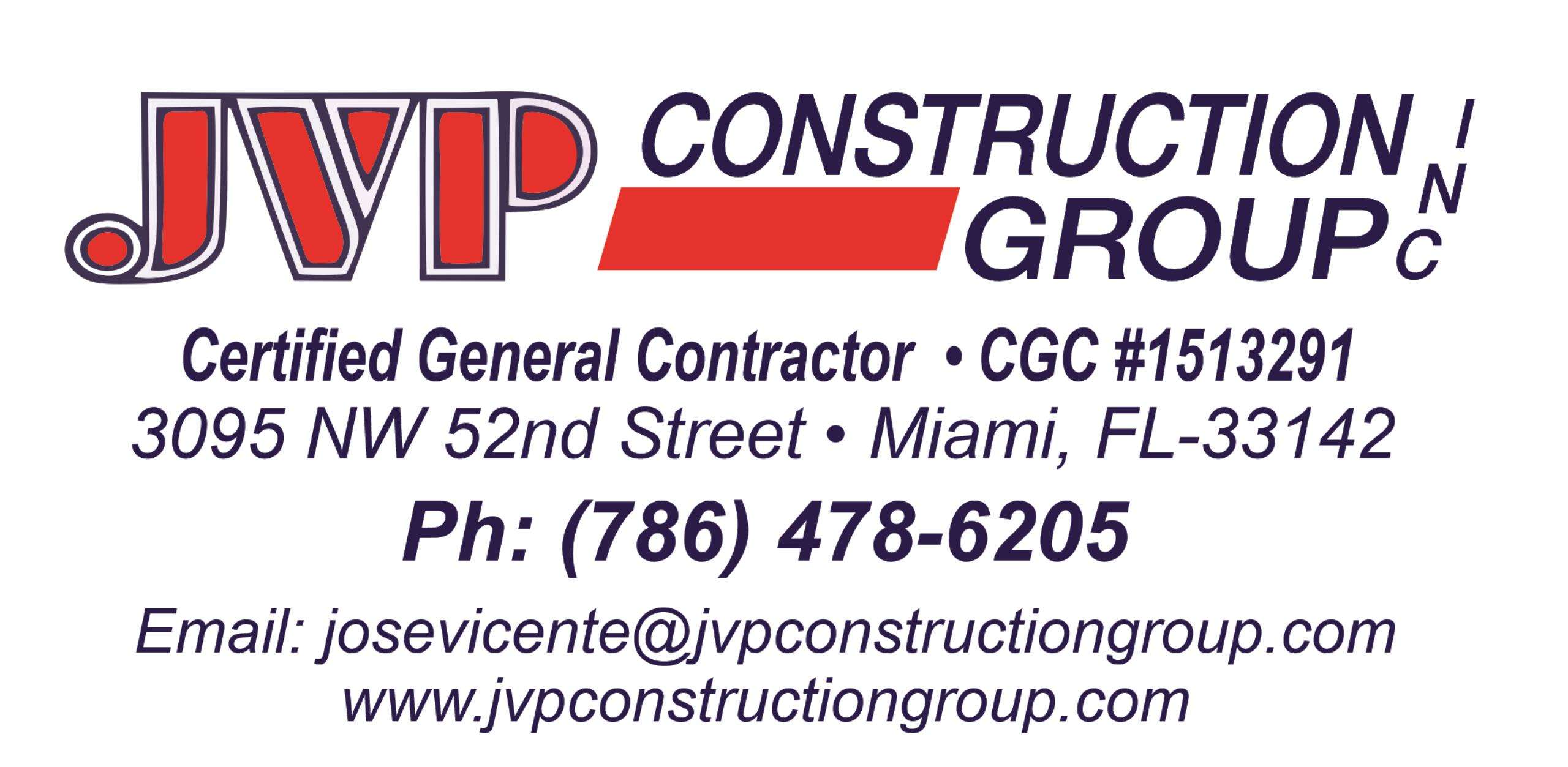 JVP Construction Group,Inc Logo