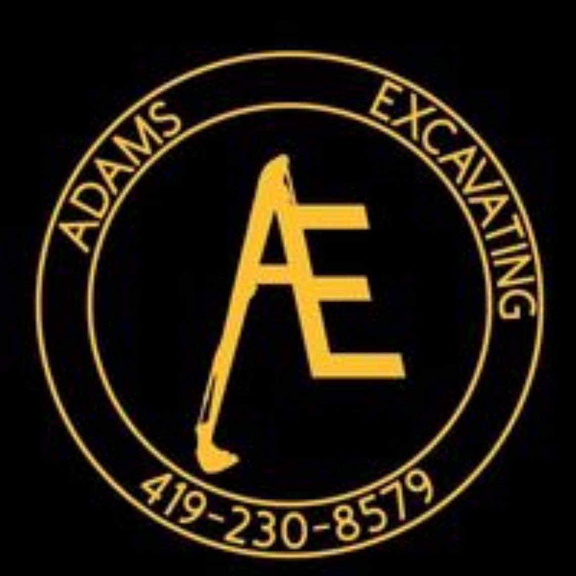 Adams's Excavating Logo