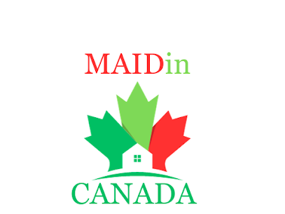 Maid In Canada Pro - Cleaning Service Logo