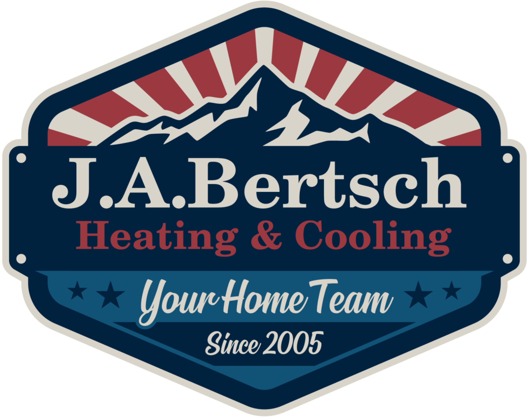 JA Bertsch Heating & Cooling Logo