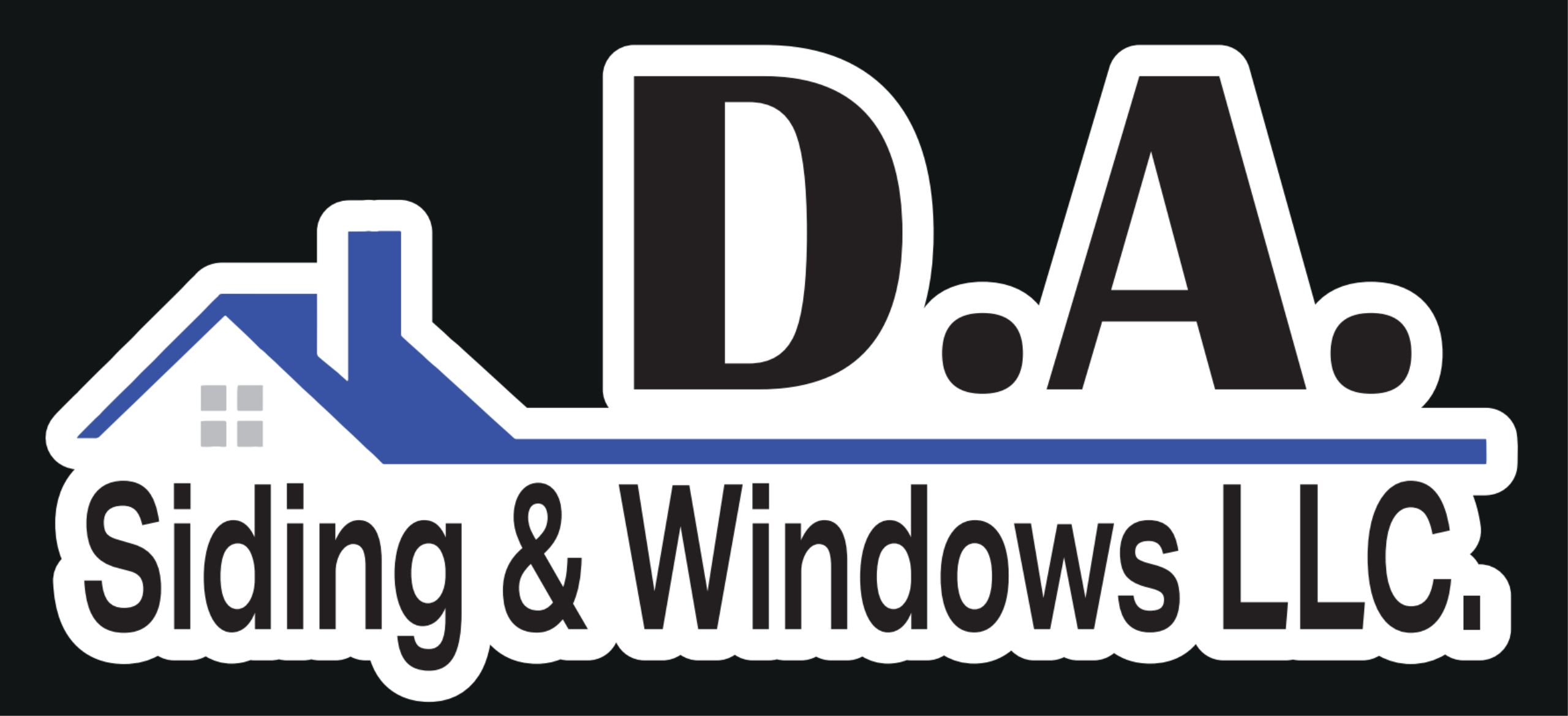 D.A. Siding & Windows Logo