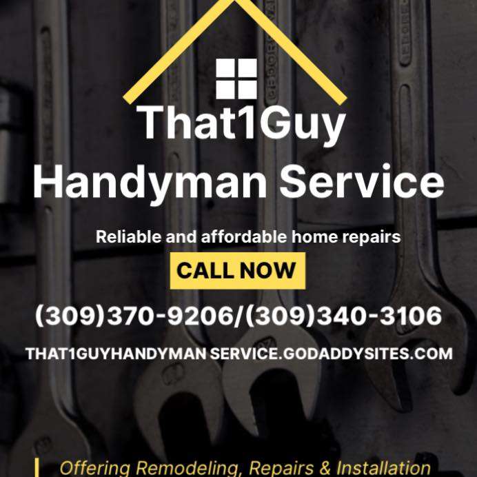 That1Guy Handyman Service Logo