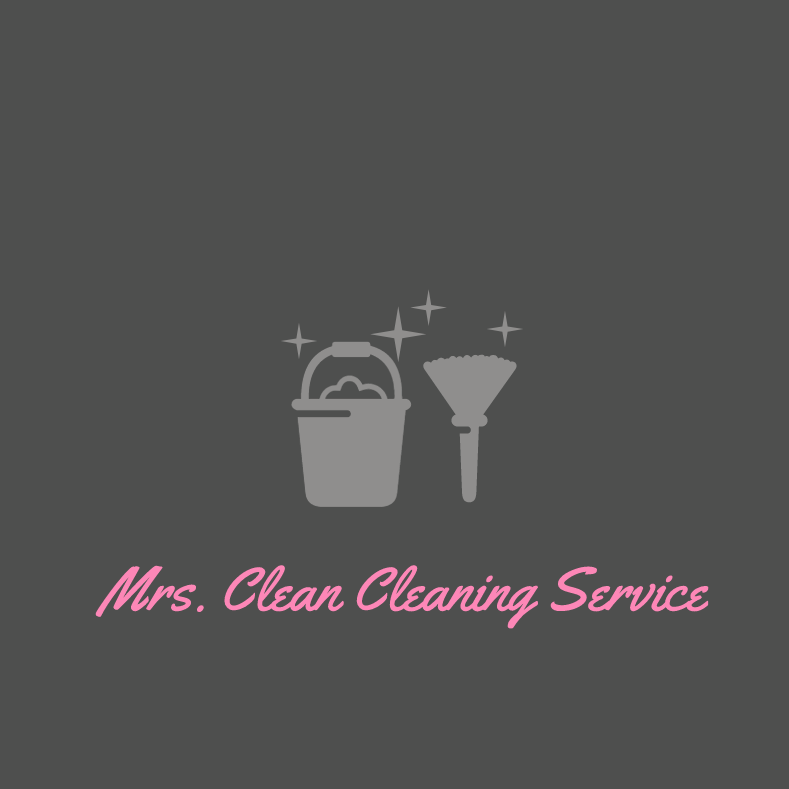 Mrs. Clean Cleaning Service Logo