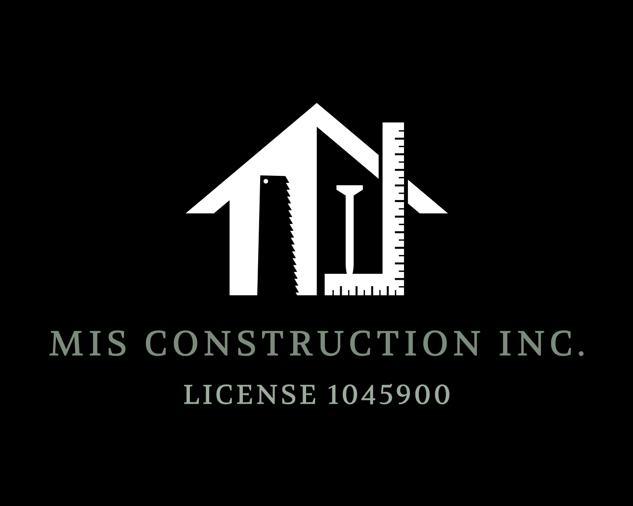 M I S Construction Logo