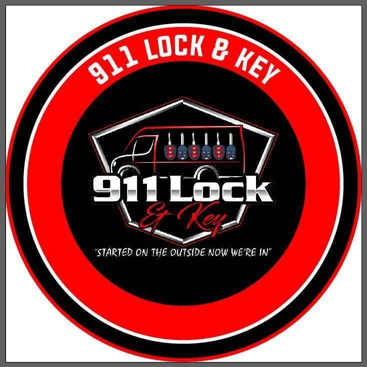 911 Lock & Key Logo