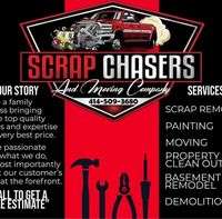 Scrap Chasers and Moving Company Logo