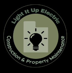 Light It up Electric Construction and Property Maintenance Logo