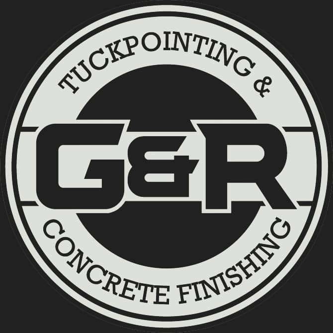 G & R Tuckpointing and Concrete Finishing Logo
