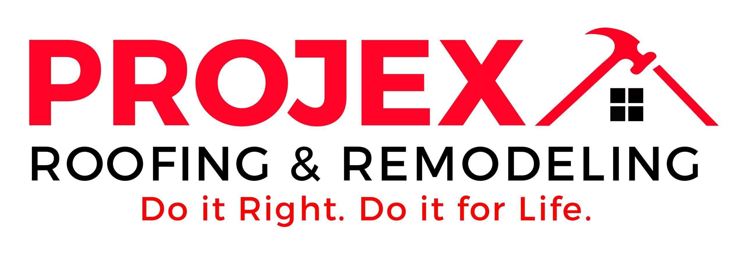 Projex Roofing and Remodeling Logo