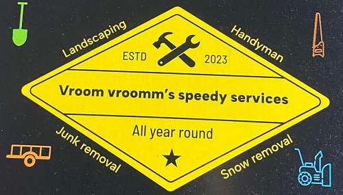 Vroom Vroomm's Speedy Services, LLC Logo