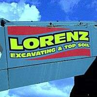 Lorenz Excavating & Topsoil, Inc. Logo