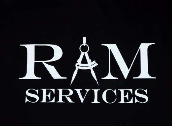 RAM Services Custom Contracting Logo