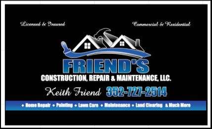 Friend's Construction, Repair, and Maintenance LLC Logo