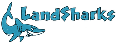 Landsharks Lawn and Landscaping Logo