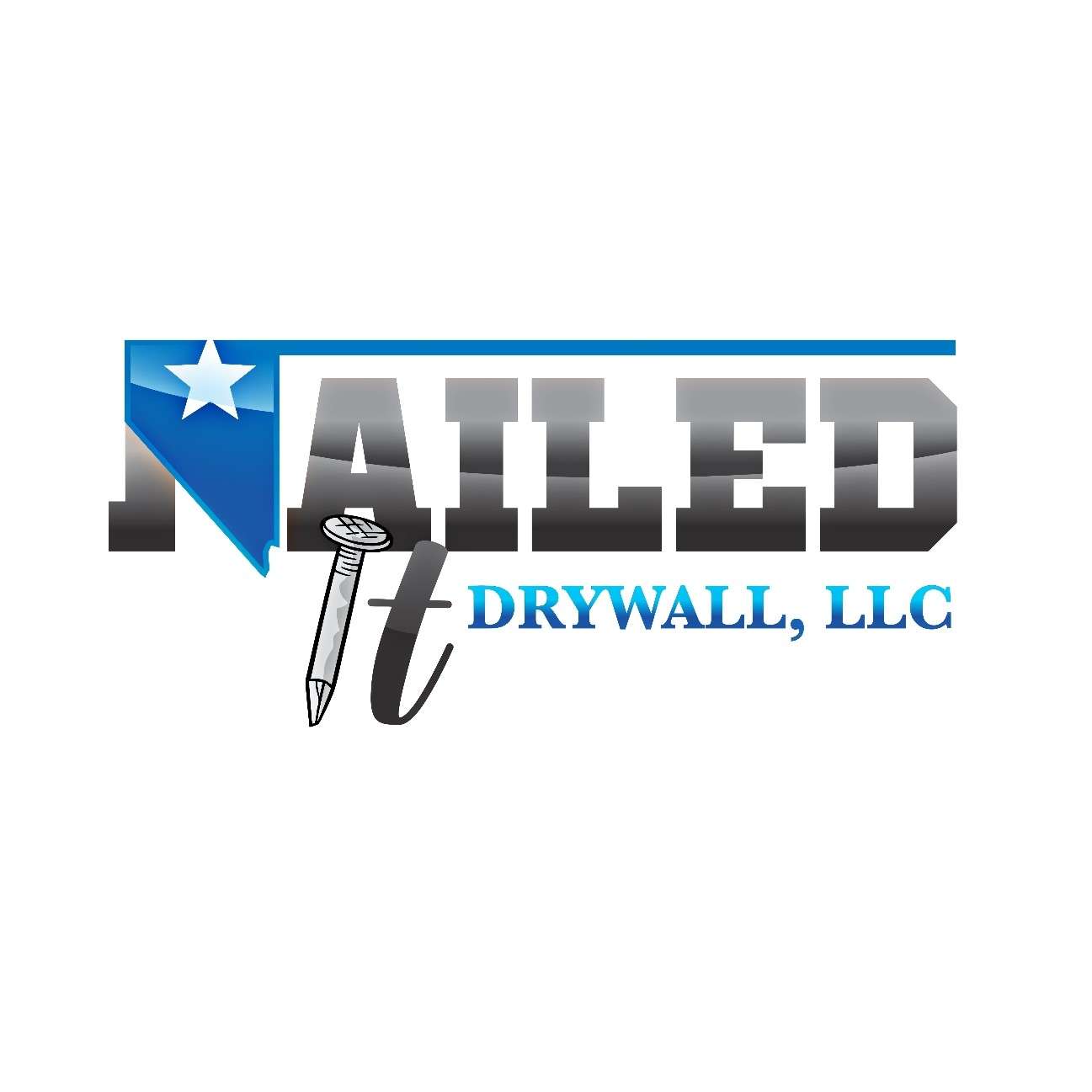 Nailed It Drywall, LLC Logo