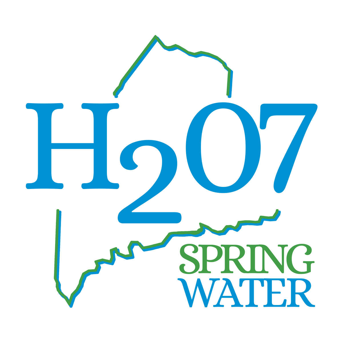 H2o7 Spring Water Logo