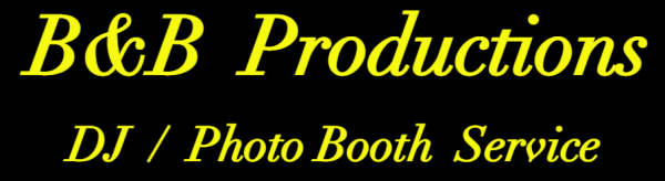 B&B Productions Wedding DJ/Photo Booth Service Logo