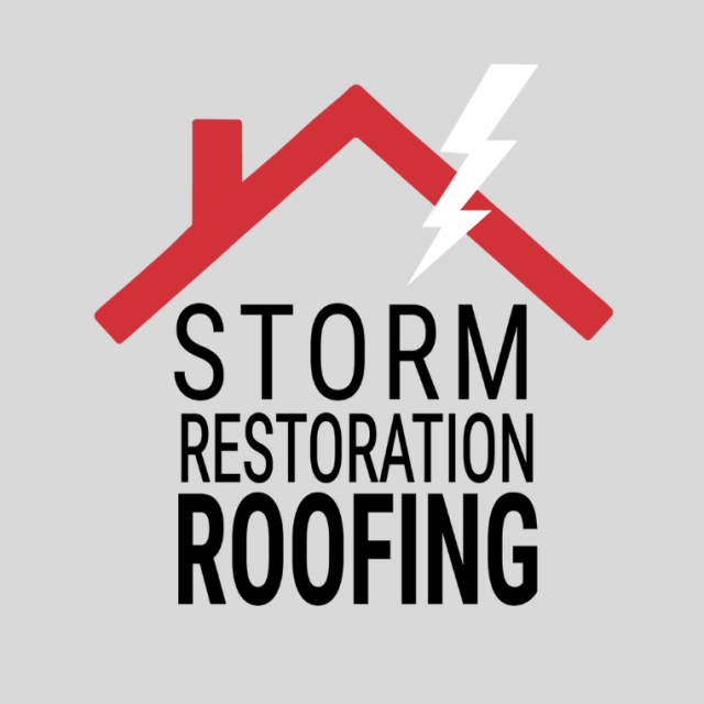 Storm Restoration Roofing Logo
