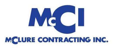 McClure Contracting, Inc. Logo