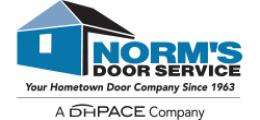 Norm's Door Service A DH Pace Company Logo