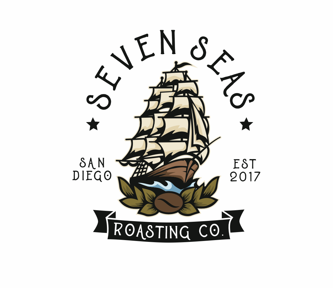 Seven Seas Roasting Co Logo