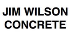 Jim Wilson Concrete Logo
