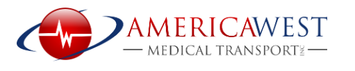 America West Medical Transport Logo