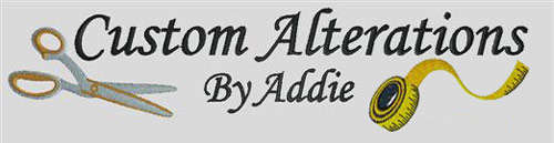 Custom Alterations by Addie, llc Logo