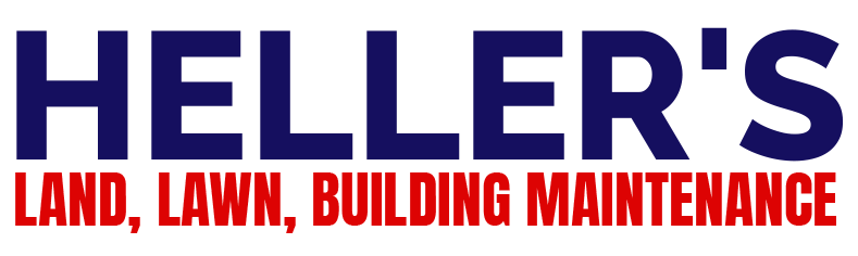 Heller's Land, Lawn, Building Maintenance Logo