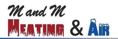M & M Heating and Air, Inc. Logo