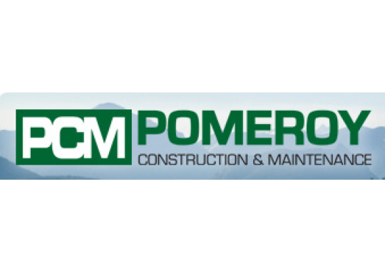 PCM Pomeroy Construction & Maintenance Logo