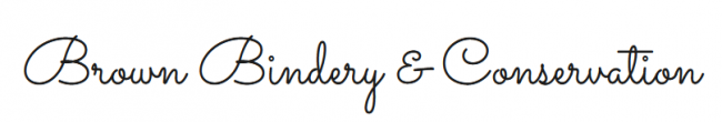 Brown Bindery & Conservation Logo