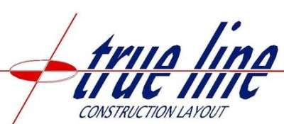 True Line Construction Layout Logo