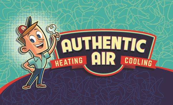Authentic Air Heating and Cooling Logo