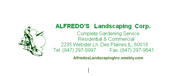 Alfredo's Landscaping, Inc. Logo