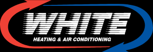 White Heating & Air Conditioning Logo