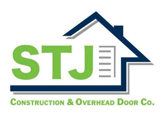 STJ Construction & Overhead Door Co. Logo