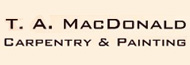 T.A. MacDonald Carpentry & Painting Logo