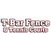 T-Bar Fence & Tennis Courts Logo