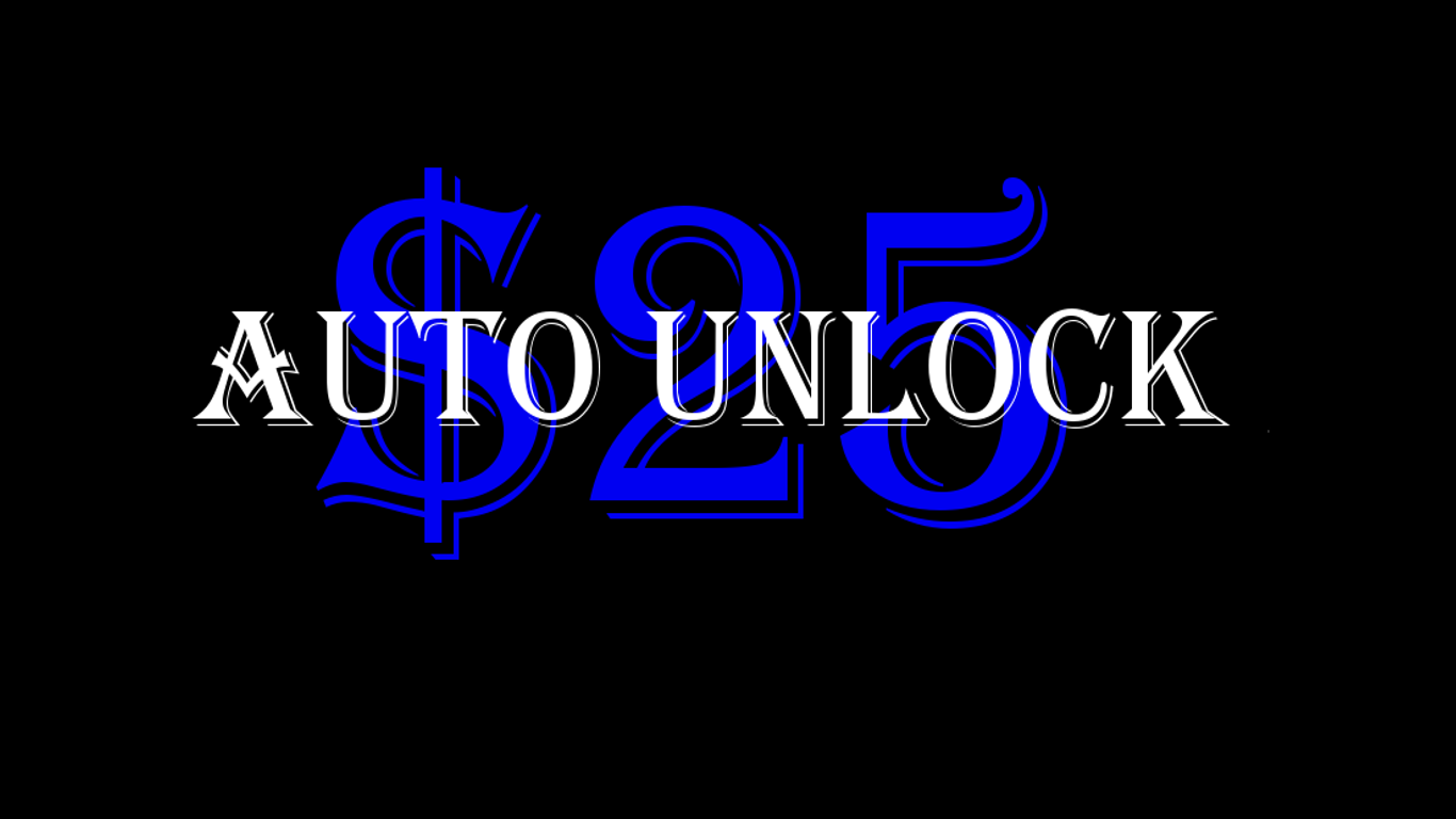 $25 Auto Unlock Logo