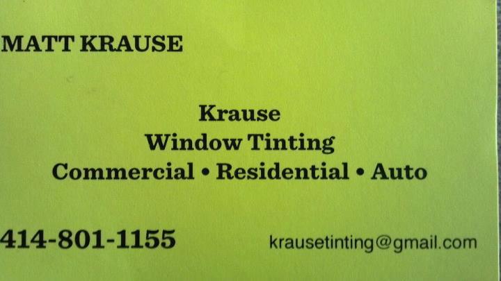 Krause Window Tinting Shade & Blinds Logo