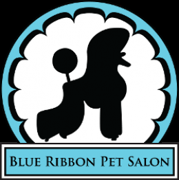 Blue Ribbon Pet Salon Logo