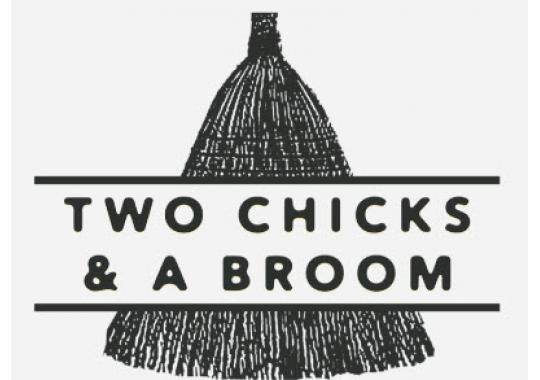 2 Chicks and A Broom Logo
