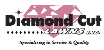 Diamond Cut Lawns, Inc. Logo