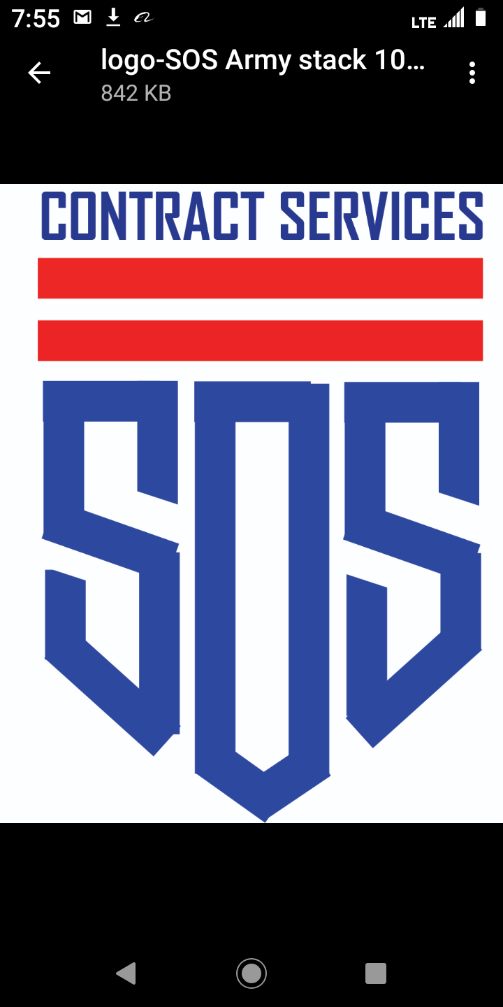 SOS Contract Services, LLC. Logo