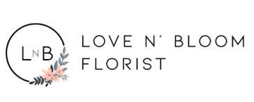 Love N' Bloom Flower Shop Logo