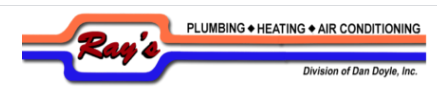 Ray's Plumbing Heating AC Logo