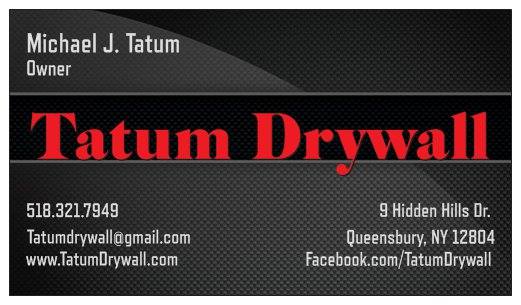 Tatum Drywall Logo