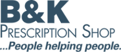 B & K Prescription Shop Logo